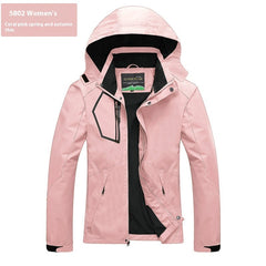 Men's And Women's Loose Plus Size Breathable Waterproof Jacket