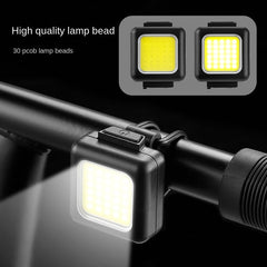 High-Brightness USB Bike Head & Taillights – MTB & Road Cycling