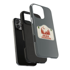 Gear Pioneers Tough Phone Case — Outdoor Camping Badge Protective Cover