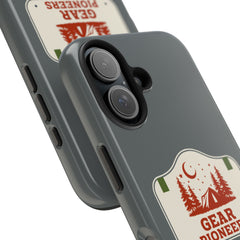 Gear Pioneers Tough Phone Case — Outdoor Camping Badge Protective Cover