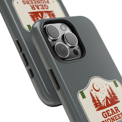 Gear Pioneers Tough Phone Case — Outdoor Camping Badge Protective Cover