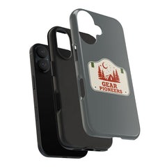 Gear Pioneers Tough Phone Case — Outdoor Camping Badge Protective Cover