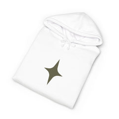 Minimal Star Logo Hoodie — "Gear Up. Go Beyond." Back Print, Casual Outdoor Streetwear