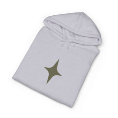 Minimal Star Logo Hoodie — "Gear Up. Go Beyond." Back Print, Casual Outdoor Streetwear