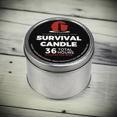 3-Wick 36-Hour Emergency Survival Candle | Long Burning Soy Blend