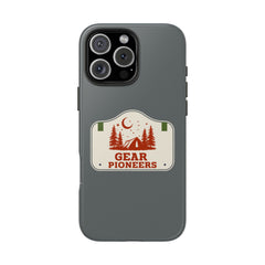 Gear Pioneers Tough Phone Case — Outdoor Camping Badge Protective Cover