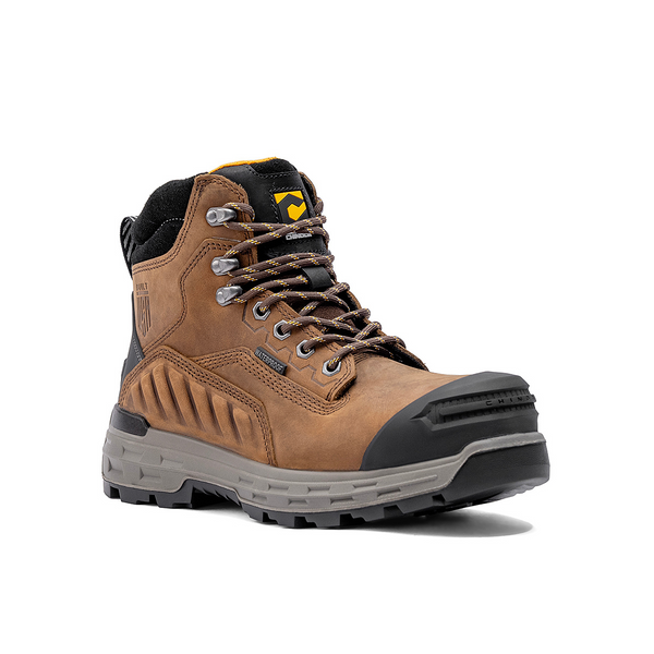 Wildwood 6” Waterproof Composite Toe Brown Boot - Made in USA