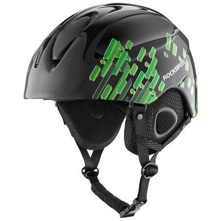Black Ski Helmet for Winter Sports