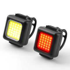 High-Brightness USB Bike Head & Taillights – MTB & Road Cycling