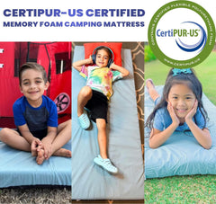 Matrix Air-Cell Memory Foam Camping Mattress - Portable Comfortable Roll Up Mattress