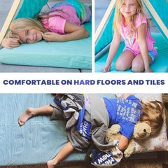Matrix Air-Cell Memory Foam Camping Mattress - Portable Comfortable Roll Up Mattress