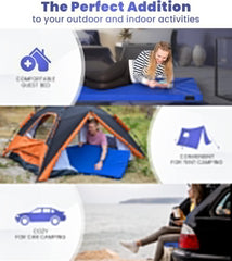 Matrix Air-Cell Memory Foam Camping Mattress - Portable Comfortable Roll Up Mattress