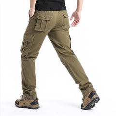 Men’s Large-Pocket Loose Tactical Pants – Outdoor Sports & Casual