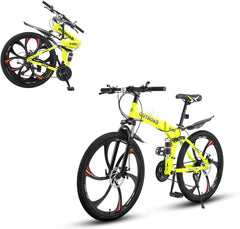 Durable Folding Bike High Carbon Steel & 21 Gears