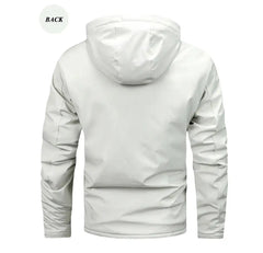 Winter Men's Warm Padded Jackets Fashion Men Fleece Lined Thermal Hooded Coats Men Mountain Ski Windbreaker Jackets Clothing