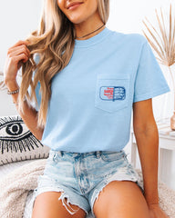 Sardines & Salmon Fish Comfort Colors Pocket T-Shirt – Lake Beach Nature Camping Hiking Graphic Tee