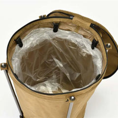 Outdoor camping Trash Can LightweightCollapsible Oxford cloth Storage RoundBin Self-drive Barbecue Portable CarTrash Bin