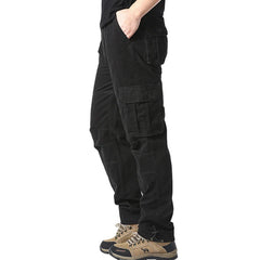 Men’s Large-Pocket Loose Tactical Pants – Outdoor Sports & Casual