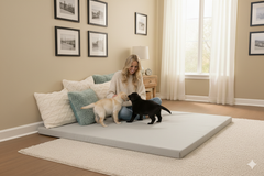 Matrix Air-Cell Memory Foam Camping Mattress - Portable Comfortable Roll Up Mattress