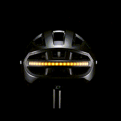 Steering Remote Smart Riding Helmet with Bike Headlight and Tail Light GlowGuard