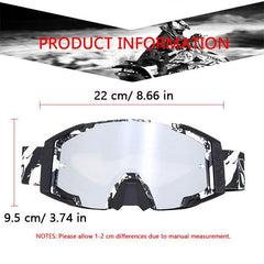 Outdoor Sports Cycling Motorcycle Motorbike Goggles Dust Proof UV 400