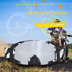 Outdoor Sports Cycling Motorcycle Motorbike Goggles Dust Proof UV 400