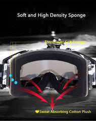Outdoor Sports Cycling Motorcycle Motorbike Goggles Dust Proof UV 400