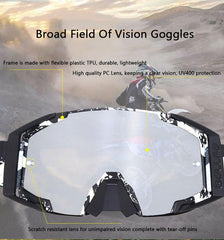 Outdoor Sports Cycling Motorcycle Motorbike Goggles Dust Proof UV 400