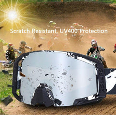 Outdoor Sports Cycling Motorcycle Motorbike Goggles Dust Proof UV 400