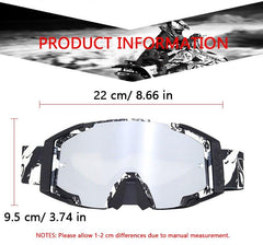 Outdoor Sports Cycling Motorcycle Motorbike Goggles Dust Proof UV 400