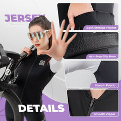 Women's Breathable Long-Sleeve Cycling Jersey