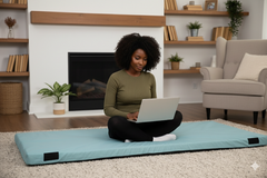 Matrix Air-Cell Memory Foam Camping Mattress - Portable Comfortable Roll Up Mattress